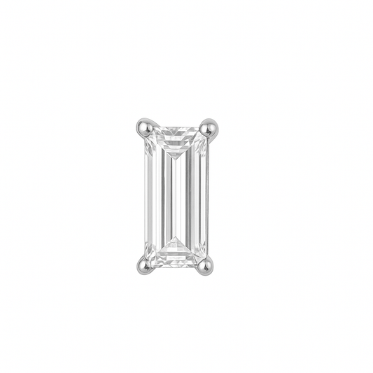Baguette Prong - Genuine Diamond