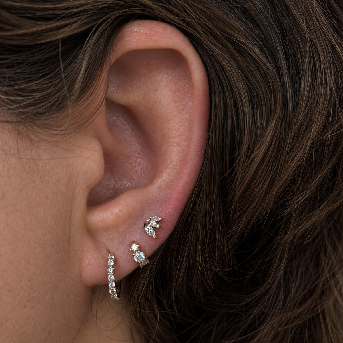 Tiny French Kiss - Cubic Zirconia
