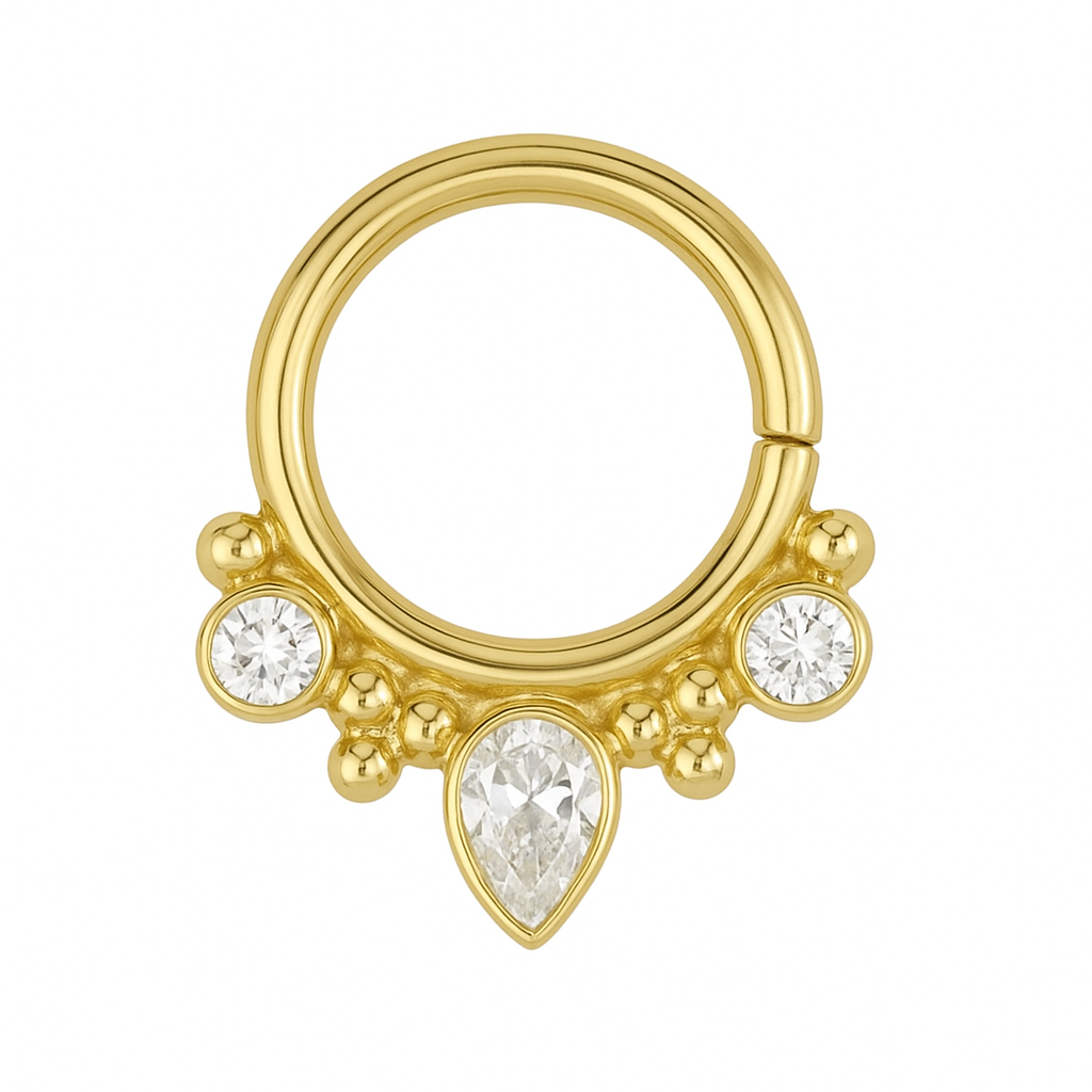 Eden Pear Ring- Cubic Zirconia