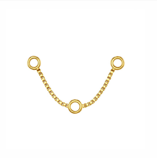Chain with Centered Jump Ring