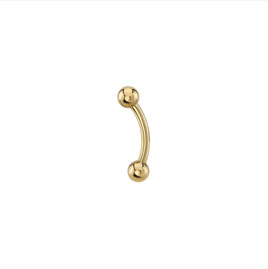 Curved Barbell Threaded