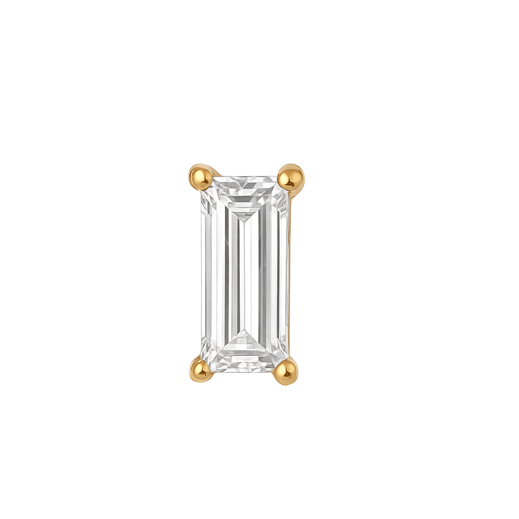 Baguette Prong - Cubic Zirconia